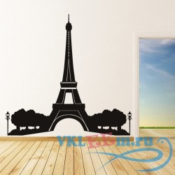 Декоративная наклейка Эйфелевая башня с пейзажем