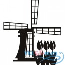 Декоративная наклейка Голландская мельница