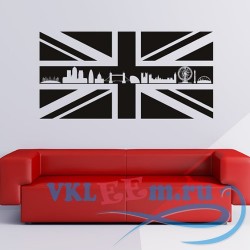 Декоративная наклейка Флаг Великобритании