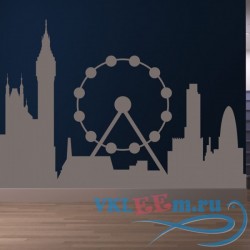Декоративная наклейка Лондонское колесо