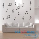 Декоративная наклейка Musical Notes Musical Notes &amp; Instruments Creative Multipack Wall Stickers Decal