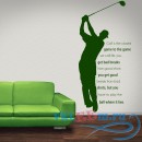 Декоративная наклейка Game we call life Sports Quotes Wall Sticker Sports Art Decals Decor