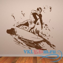 Декоративная наклейка Surfer Wall Sticker Sport Wall Art