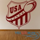 Декоративная наклейка эмблема американского футбола 