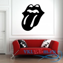 Декоративная наклейка Rolling Stones Wall Sticker Music Wall Art