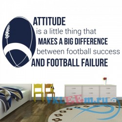Декоративная наклейка Отношение к американским футбольным видам спорта