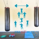 Декоративная наклейка Weight Lifters Wall Stickers Gym Wall Art