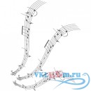 Декоративная наклейка Musical Notes Wall Stickers Music Wall Art