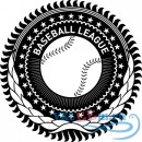 Декоративная наклейка эмблема бейсбола