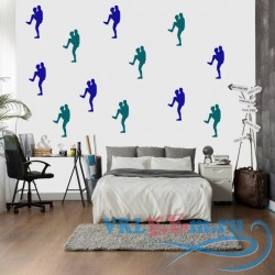 Декоративная наклейка Pitcher Silhouette Wall Sticker Creative Multi Pack Wall Decal Art