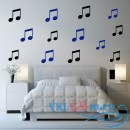 Декоративная наклейка Semiquaver Silhouette Wall Stickers Creative Multi Pack Wall Decal Art