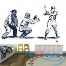 Декоративная наклейка игра в бейсбол