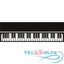 Декоративная наклейка Keyboard Wall Sticker Music Wall Art