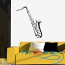 Декоративная наклейка Saxophone Wall Sticker Musical Wall Art