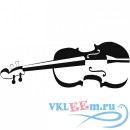 Декоративная наклейка Violin Wall Sticker Music Wall Art