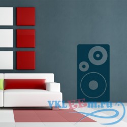 Декоративная наклейка Music Speaker Wall Sticker DJ Wall Decal Living Room Bedroom Home Decor