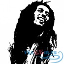 Декоративная наклейка Bob Marley портрет Боба Марли
