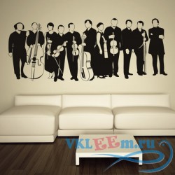 Декоративная наклейка Orchestra Wall Sticker Music Wall Art