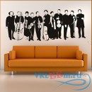 Декоративная наклейка Orchestra Wall Sticker Music Wall Art