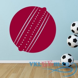 Декоративная наклейка Мяч для крикета