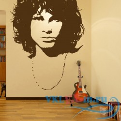 Декоративная наклейка Jim Morrison USA Musician Icons &amp; Celebrities Wall Stickers Home Decor Art Decal