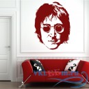 Декоративная наклейка John Lennon Beatles Profile Icons &amp; Celebrities Wall Stickers Home Art Decals