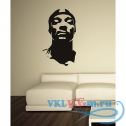 Декоративная наклейка Snoop Dogg Rapper Music Icons &amp; Celebrities Wall Stickers Home Decor Art Decals