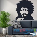 Декоративная наклейка Jimi Hendrix Musician Icons &amp; Celebrities Wall Stickers Home Decor Art Decals