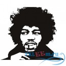 Декоративная наклейка Jimi Hendrix Musician Icons &amp; Celebrities Wall Stickers Home Decor Art Decals