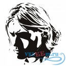 Декоративная наклейка Kurt Cobain Head Portrait Icons &amp; Celebrities Wall Sticker Home Decor Art Decals