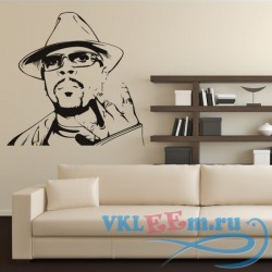 Декоративная наклейка Nate Dogg Rapper Music Icons &amp; Celebrities Wall Stickers Home Decor Art Decals