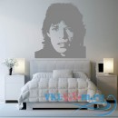 Декоративная наклейка Mick Jagger Rolling Stones Icons &amp; Celebrities Wall Sticker Home Decor Art Decal