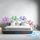 Декоративная наклейка Pedal Bike Wall Sticker Creative Multi Pack Wall Decal Art