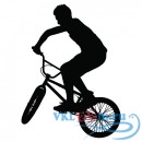Декоративная наклейка трюки на bmx