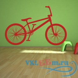 Декоративная наклейка велосипед bmx