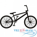 Декоративная наклейка велосипед bmx