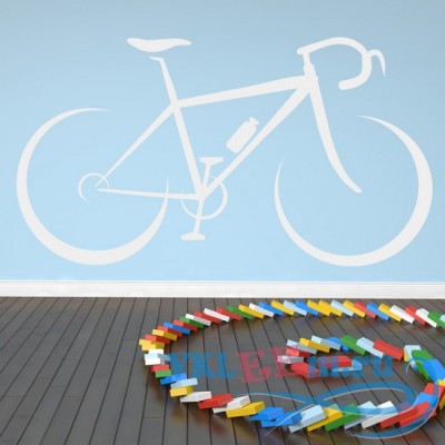 Декоративная наклейка Racing Bike Silhouette BMX &amp; Cycling Wall Stickers Sport Home Decor Art Decals