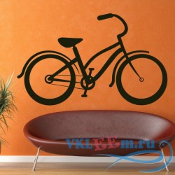Декоративная наклейка Классический  велосипед BMX 