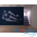 Декоративная наклейка Flying Football Wall Sticker Sport Wall Art