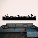Декоративная наклейка Football Crowd Wall Sticker Sport Wall Art