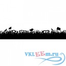 Декоративная наклейка Football Crowd Wall Sticker Sport Wall Art