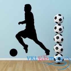 Декоративная наклейка Football Player Wall Stickers Sports Wall Art