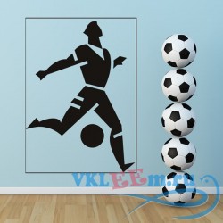 Декоративная наклейка Football Player Wall Sticker Sports Wall Art