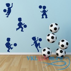 Декоративная наклейка Детский футбол
