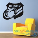 Декоративная наклейка Rugby Badge Wall Art Sticker Wall Decal