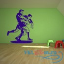 Декоративная наклейка Rugby Tackle Rugby Game Scrum Rugby Wall Stickers Gym Sport Decor Art Decals