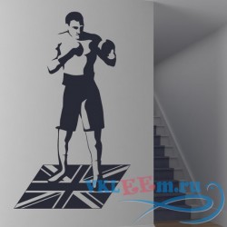 Декоративная наклейка Британский боксер