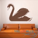 Декоративная наклейка Лебедь-кликун