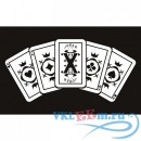 Декоративная наклейка Joker Playing Cards Wall Sticker Cards Wall Art