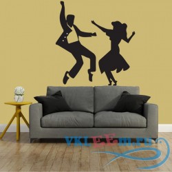 Декоративная наклейка Hand Jive Dancers Set Wall Sticker Dance Wall Art
